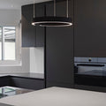 CircuLume: Runde LED-Pendelleuchte aus Metall mit modernem Design – für Wohnzimmer & Flur