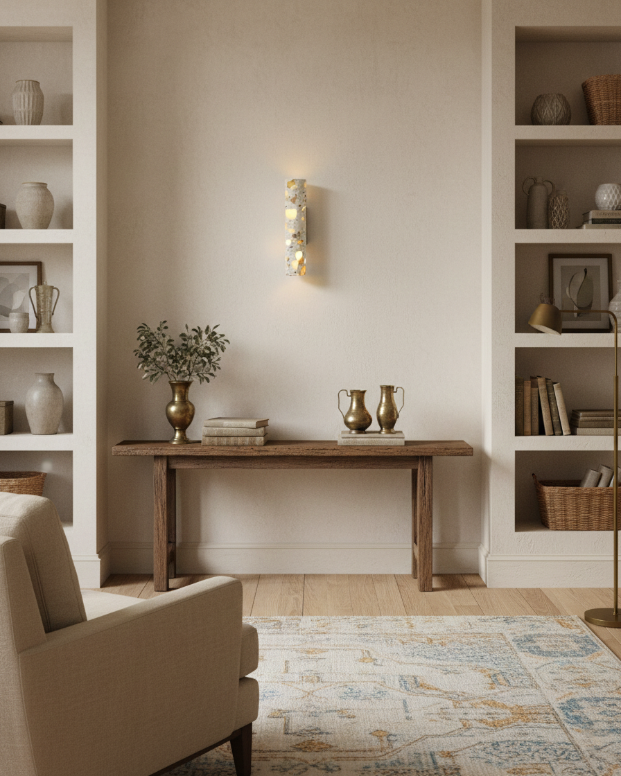 Cylindryczna nowoczesna lampa ścienna