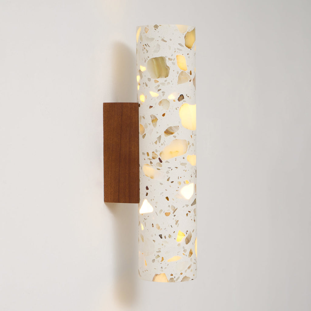 Cylindryczna nowoczesna lampa ścienna