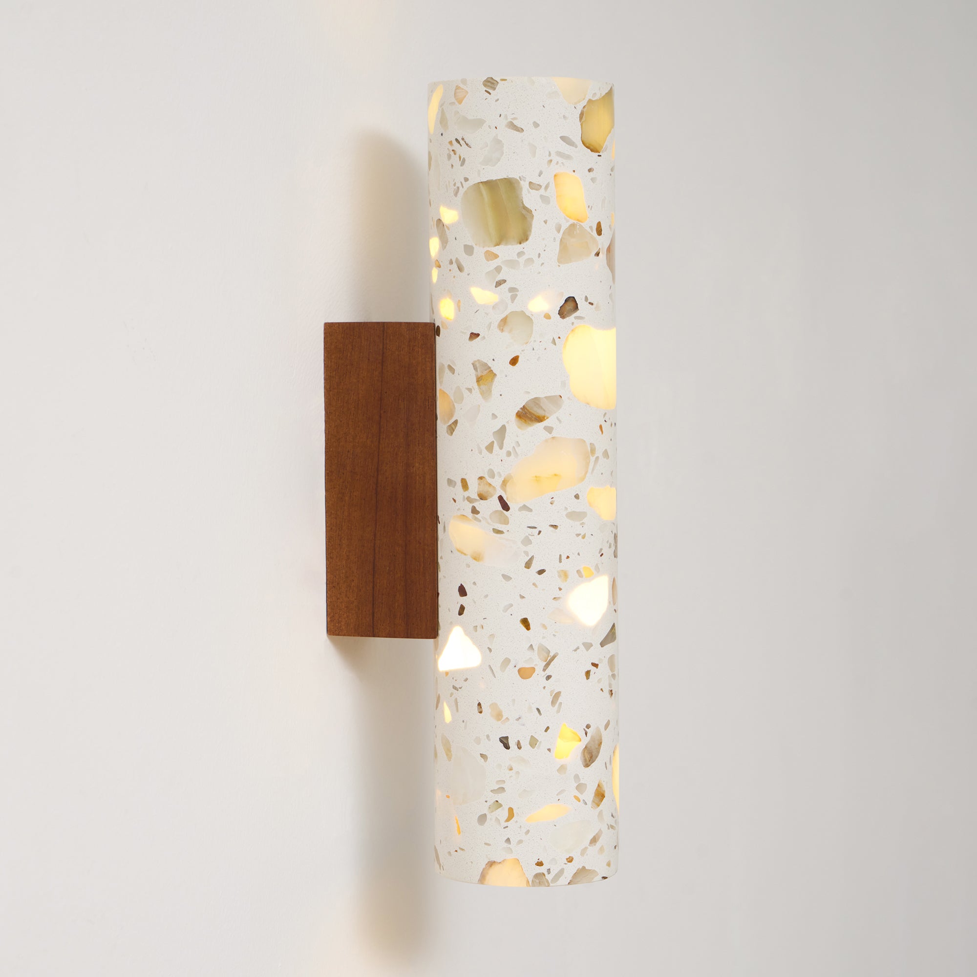 Cylindryczna nowoczesna lampa ścienna