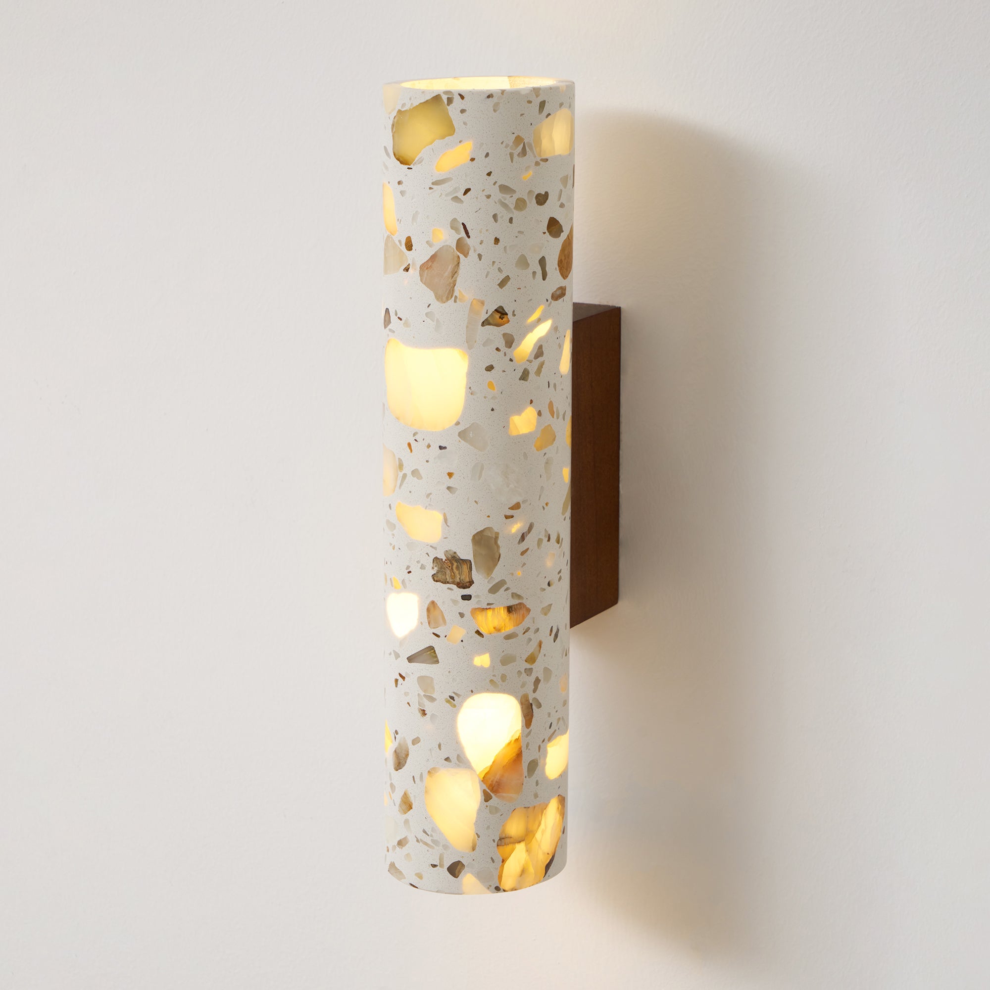 Cylindryczna nowoczesna lampa ścienna