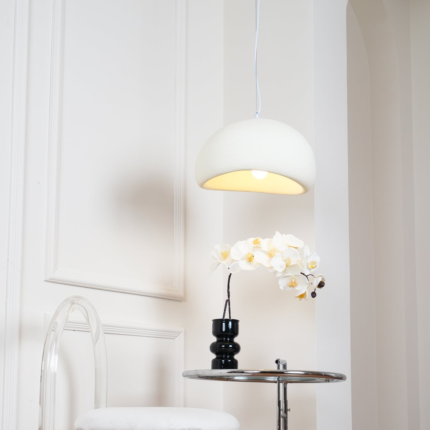 Lampa wisząca w kształcie chmury