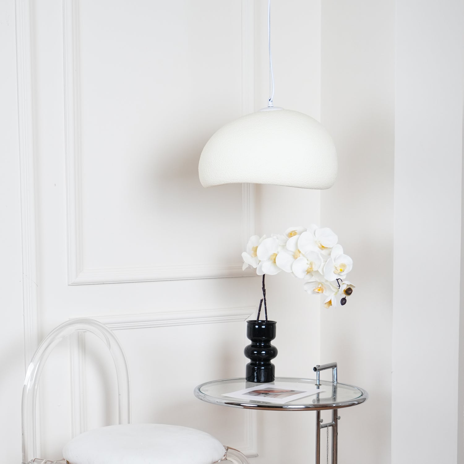 Lampa wisząca w kształcie chmury