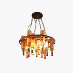 Lampa sufitowa z wiszącym kloszem w stylu vintage do sypialni i salonu