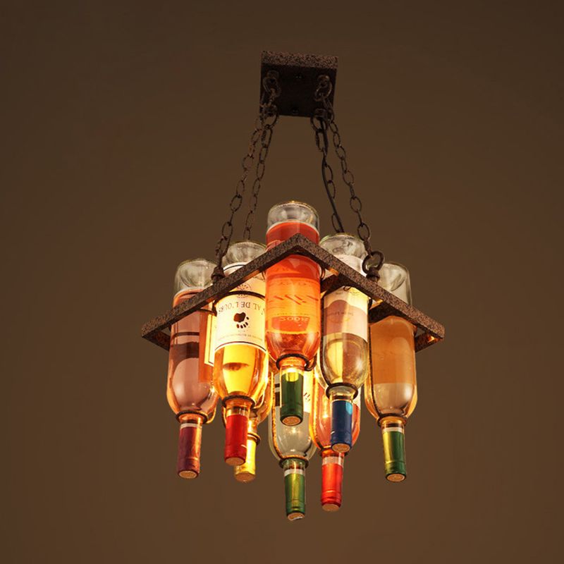 Lampa sufitowa z wiszącym kloszem w stylu vintage do sypialni i salonu