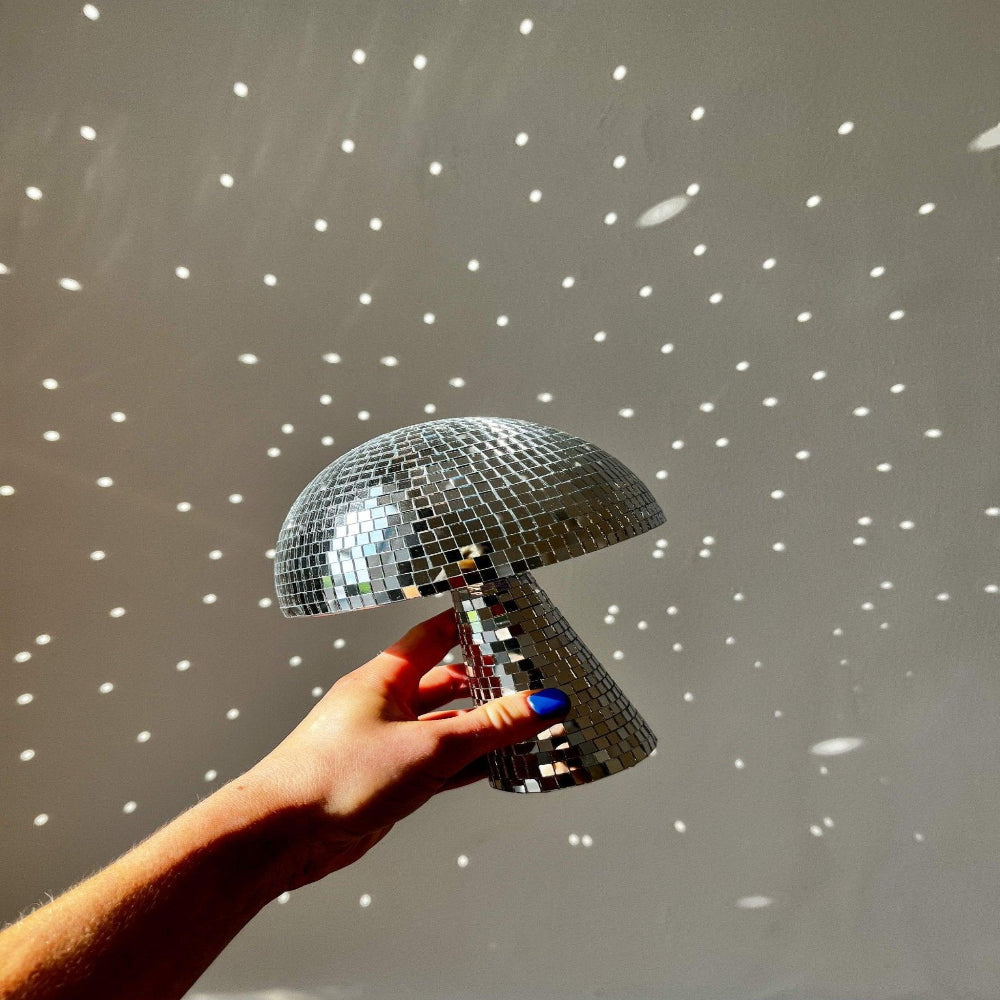 Lampa Mushroom Mirror Ball do wnętrz domowych