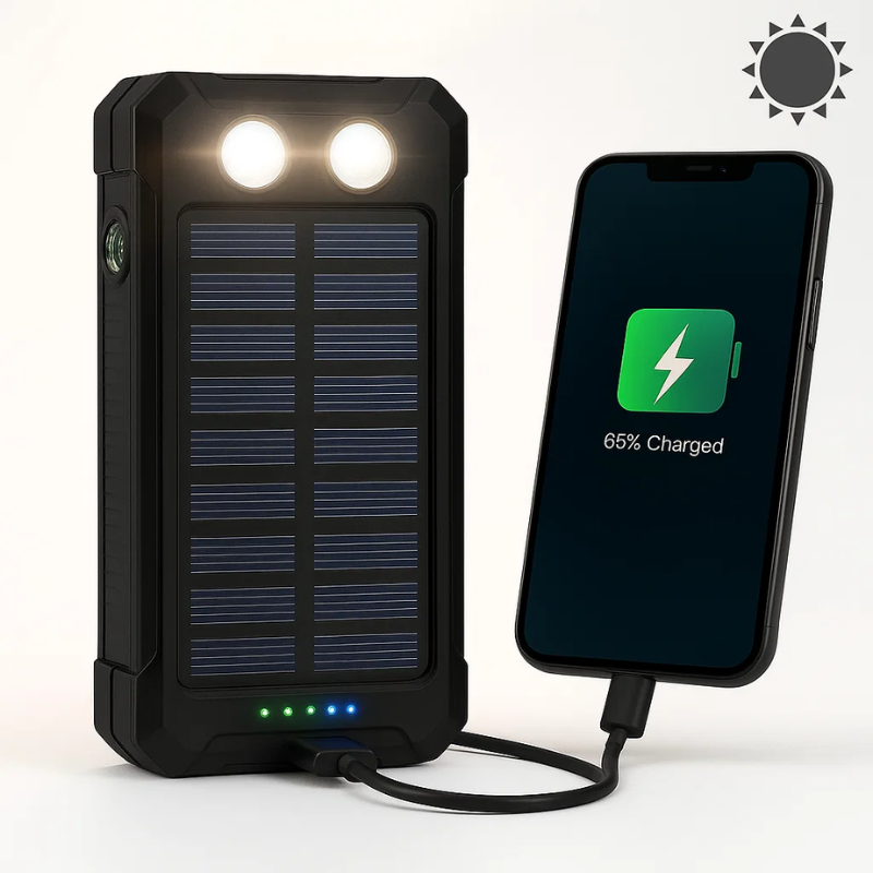 Mocny Power Bank Słoneczny do Pleneru – 20000mAh