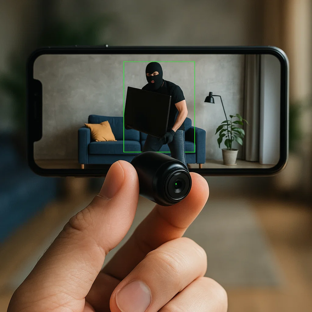 Kompaktowa Bezprzewodowa Ukryta Kamera do Monitoringu