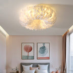 Lampa LED Bohemian Feather sufitowe do nowoczesnych wnętrz
