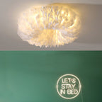 Lampa LED Bohemian Feather sufitowe do nowoczesnych wnętrz
