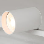 Lampa sufitowa z wieloma głowicami i regulowanymi reflektorami LED