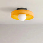Skandynawska lampa sufitowa LED w minimalistycznym stylu nordyckim
