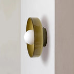 Minimalistyczna skandynawska lampa sufitowa LED ze szkła