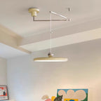 Smukła lampa wisząca LED do wnętrz regulowana wysokość