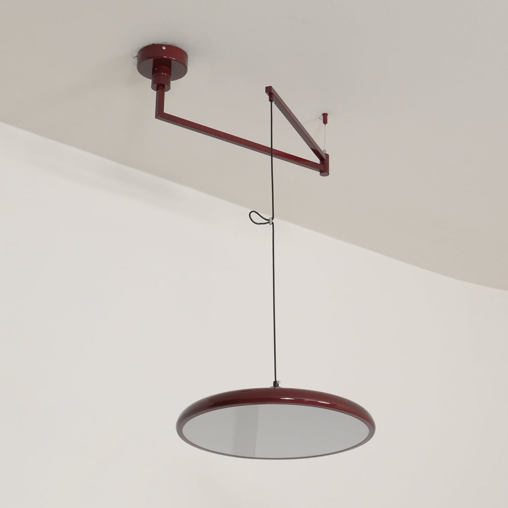 Smukła lampa wisząca LED do wnętrz regulowana wysokość