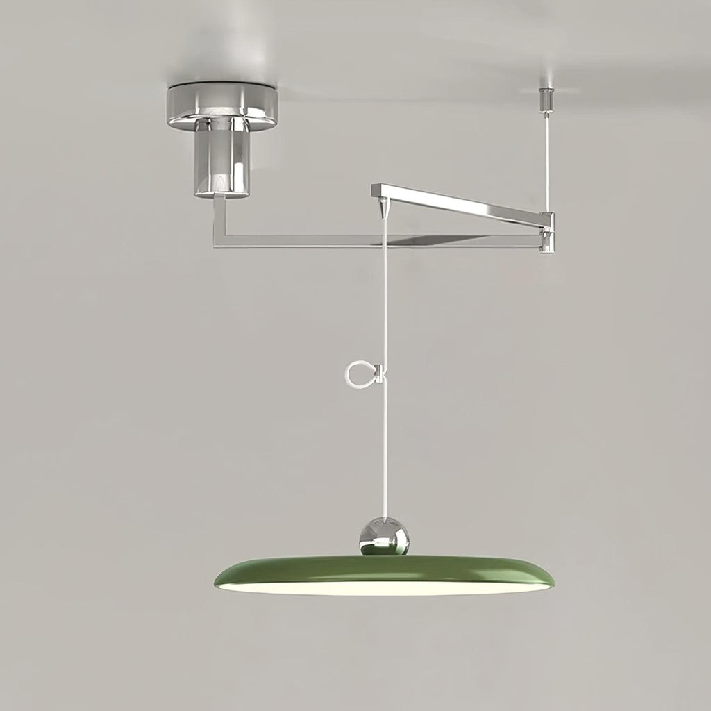 Smukła lampa wisząca LED do wnętrz regulowana wysokość