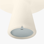 Minimalistyczna lampa stołowa grzyb – ściemnialne, ładowalne światło LED