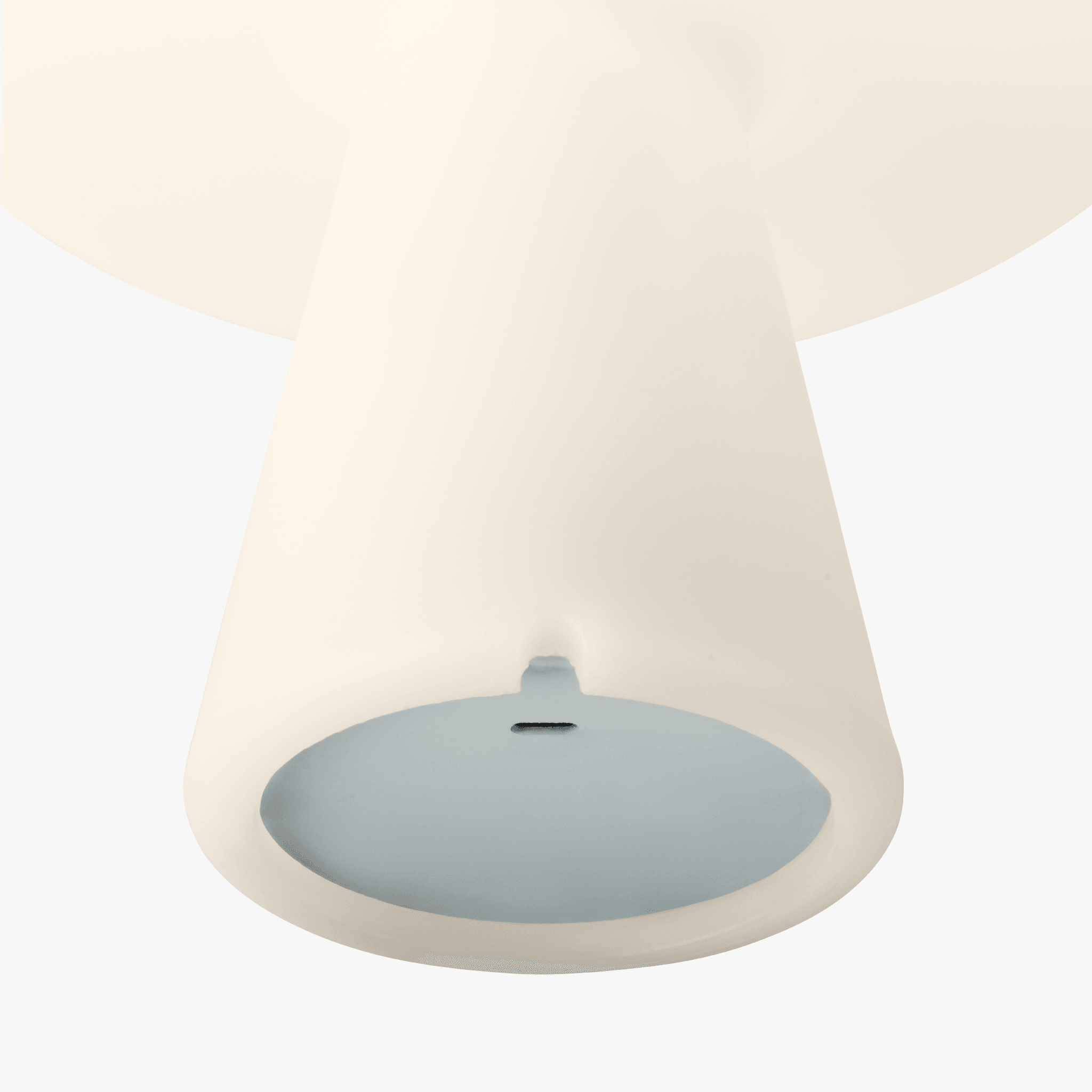 Minimalistyczna lampa stołowa grzyb – ściemnialne, ładowalne światło LED
