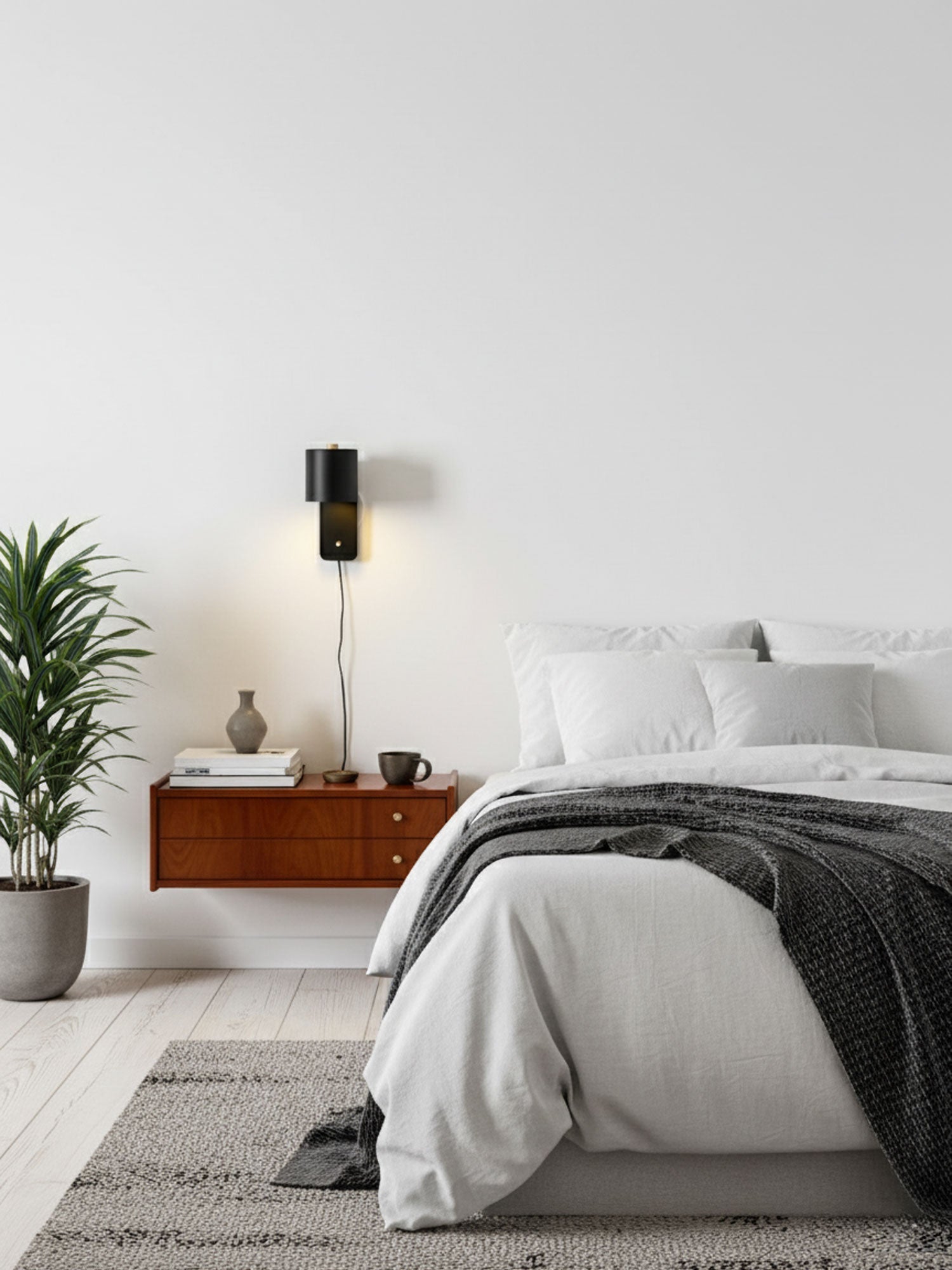 Regulowana obrotowa cylindryczna lampa ścienna