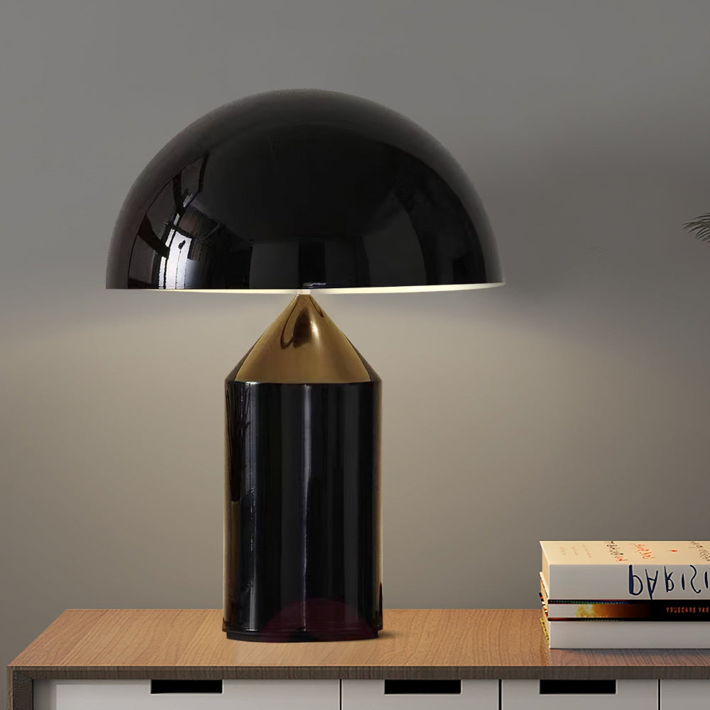 Elegancka geometryczna lampa stołowa do nowoczesnych wnętrz