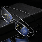 Nowoczesne okulary progresywne z filtrem UV – idealne do jazdy i czytania