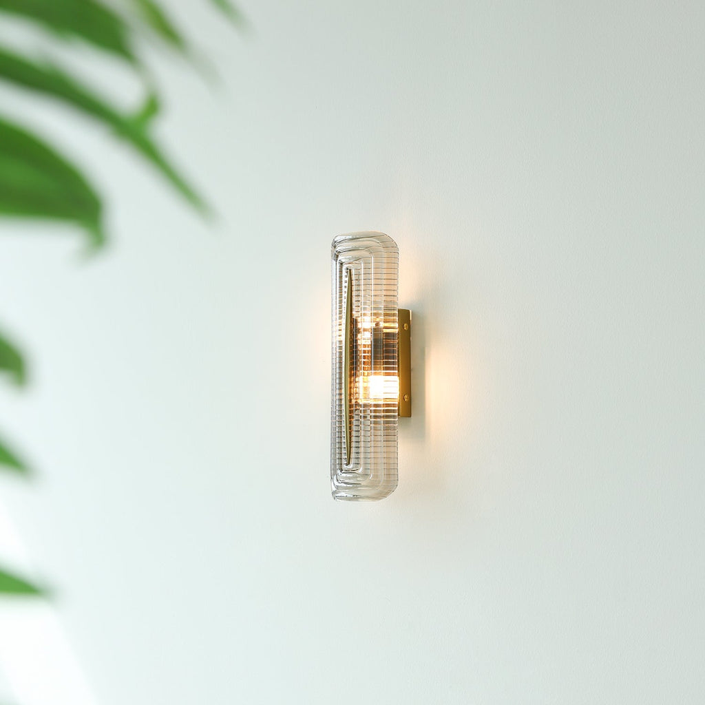 Nowoczesna, zakrzywiona lampa ścienna LED do oświetlenia wnętrz