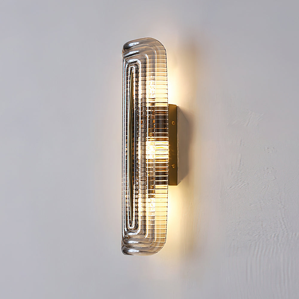 Nowoczesna, zakrzywiona lampa ścienna LED do oświetlenia wnętrz