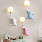 Lampa ścienna Soft Glow Bear Balloon