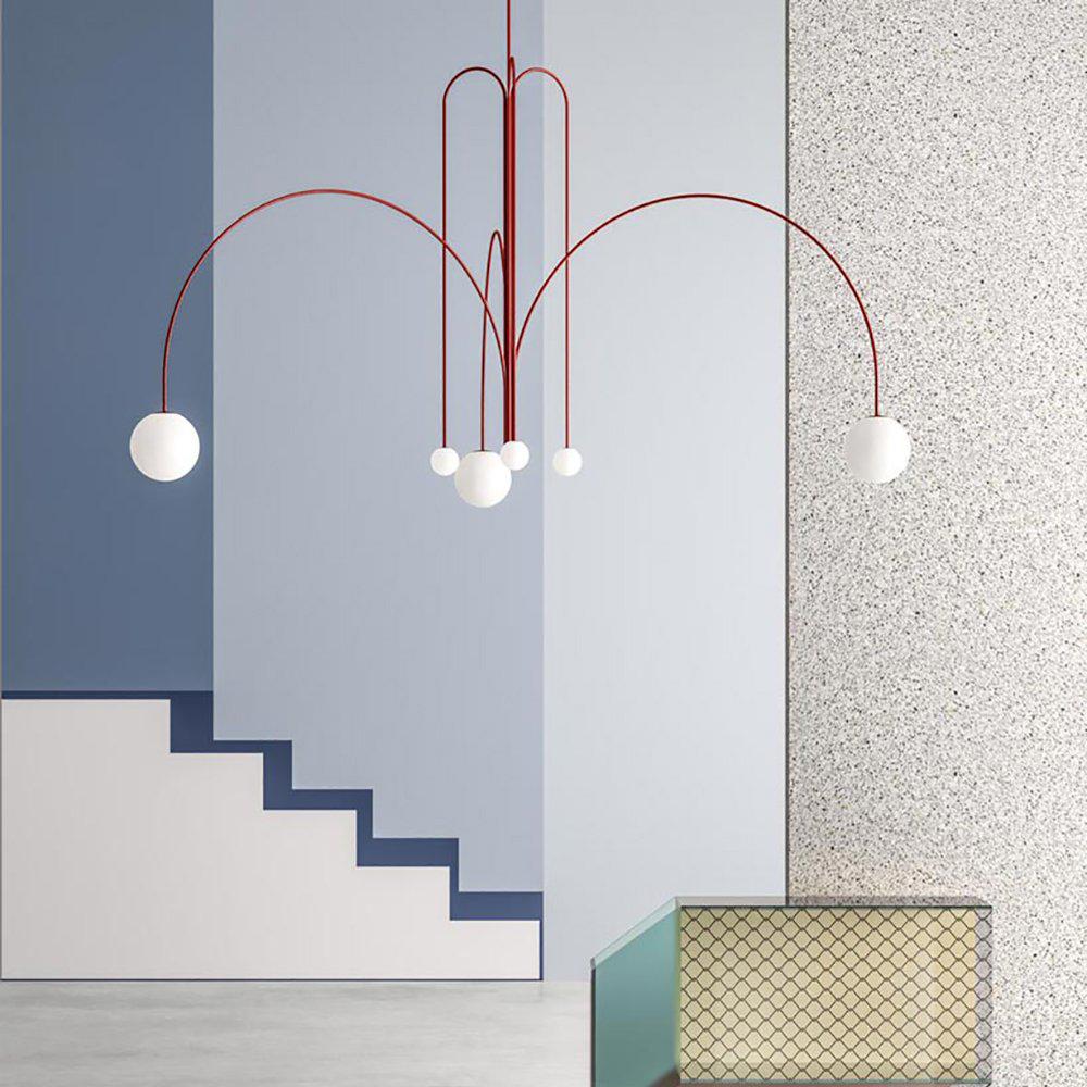 Stylowa designerska lampa wisząca do salonu