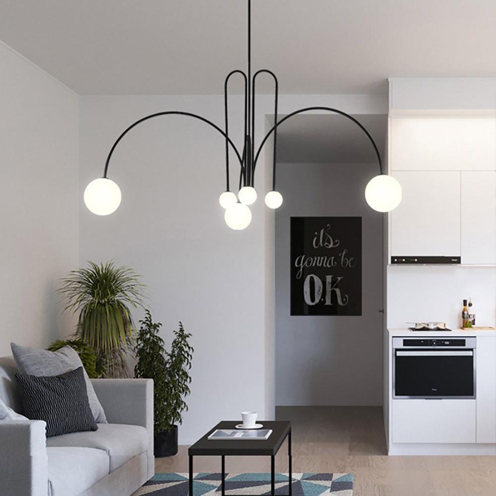 Stylowa designerska lampa wisząca do salonu