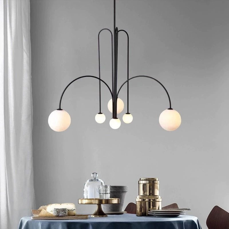 Stylowa designerska lampa wisząca do salonu