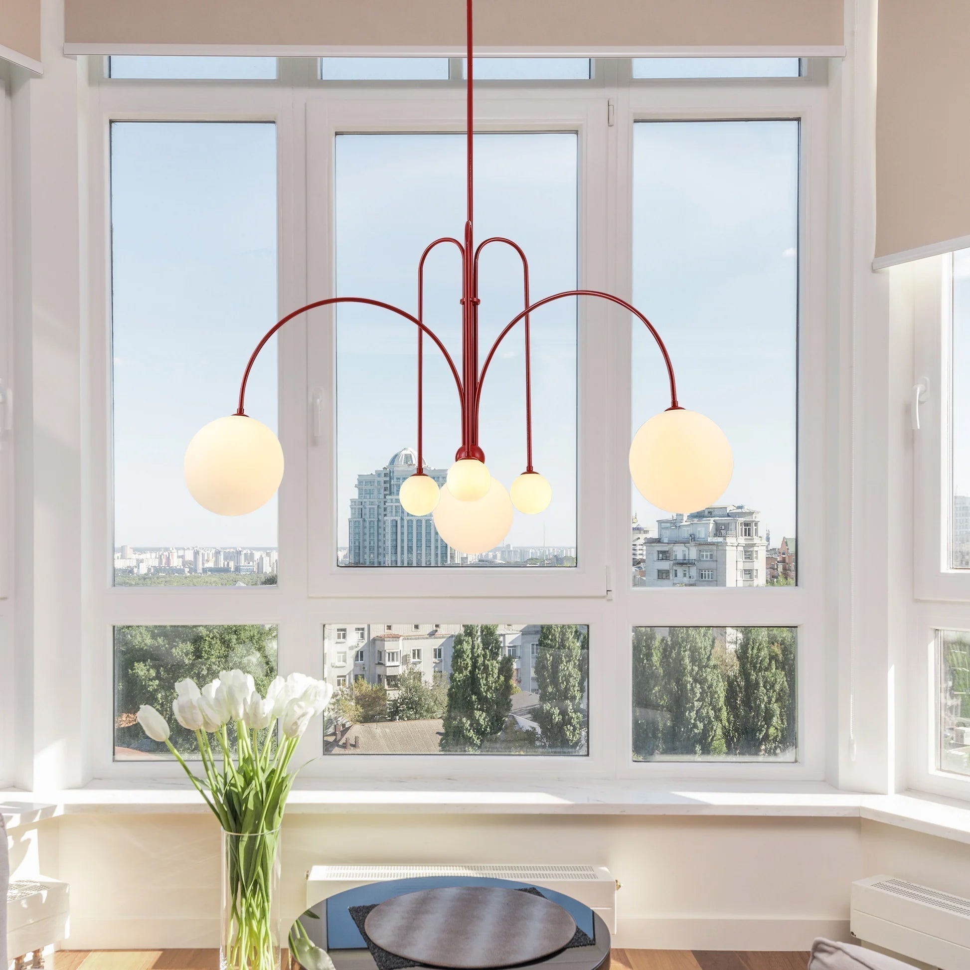 Stylowa designerska lampa wisząca do salonu