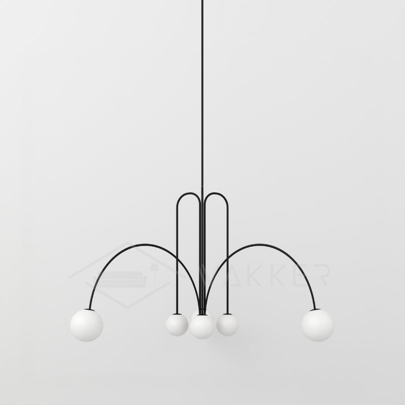 Stylowa designerska lampa wisząca do salonu
