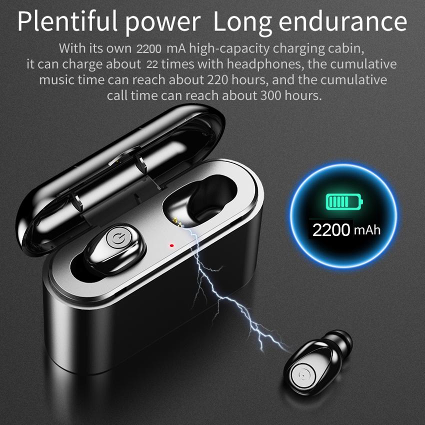 Kompaktowa Wodoodporna Bezprzewodowa słuchawka Bluetooth