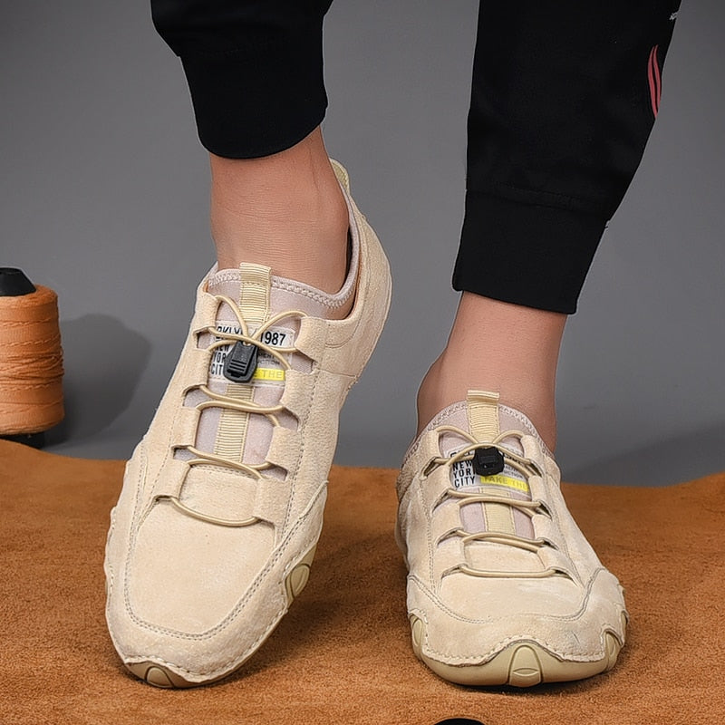 Męskie Mokasyny Sportowe Wygodne Buty z Amortyzacją