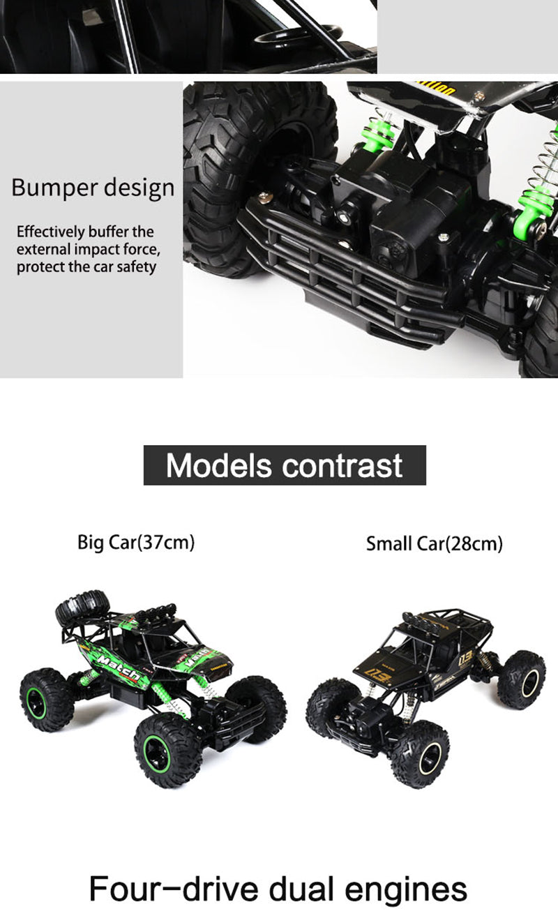 Potężna zdalnie sterowana ciężarówka terenowa 4x4