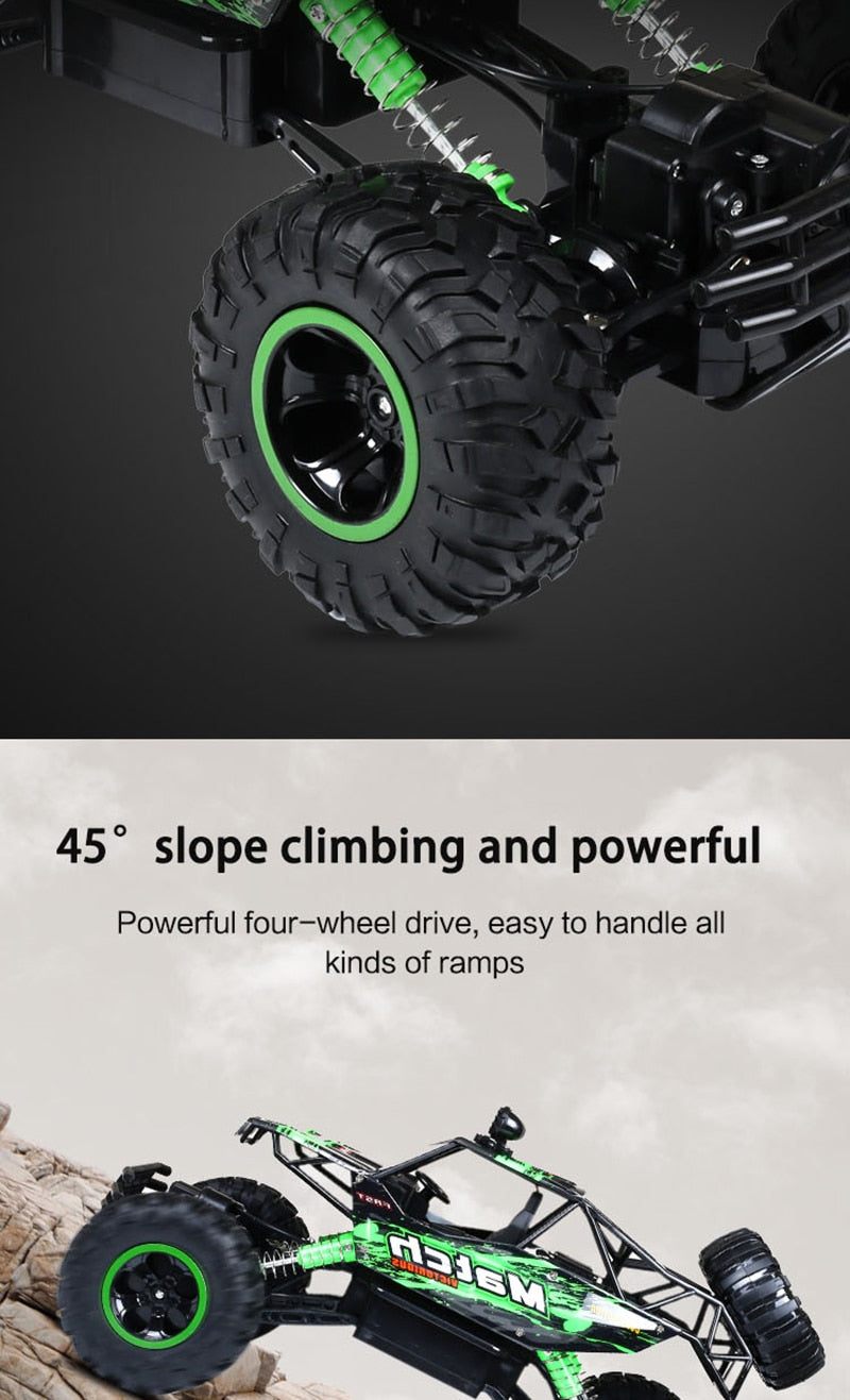 Potężna zdalnie sterowana ciężarówka terenowa 4x4