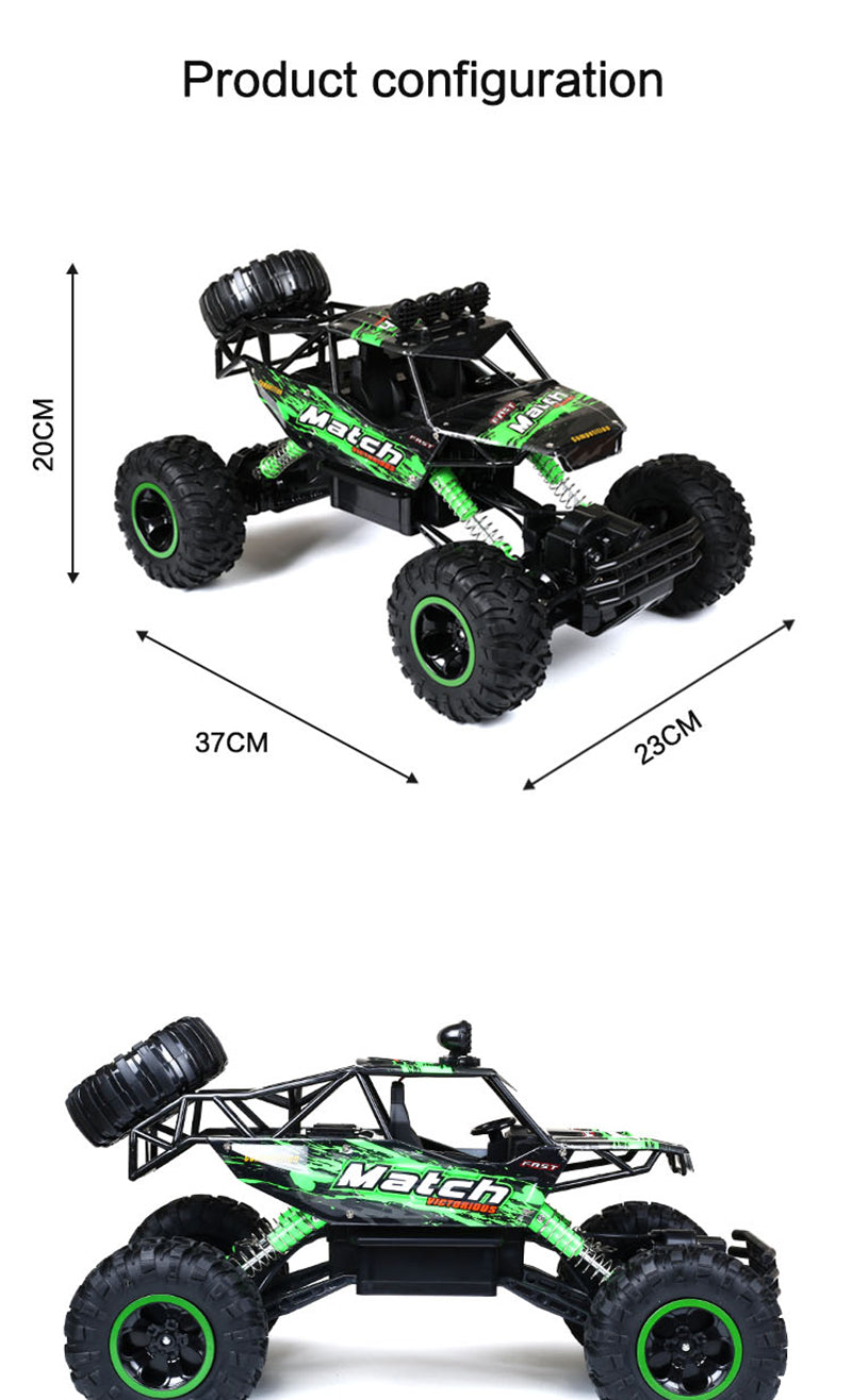 Potężna zdalnie sterowana ciężarówka terenowa 4x4