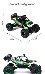 Potężna zdalnie sterowana ciężarówka terenowa 4x4
