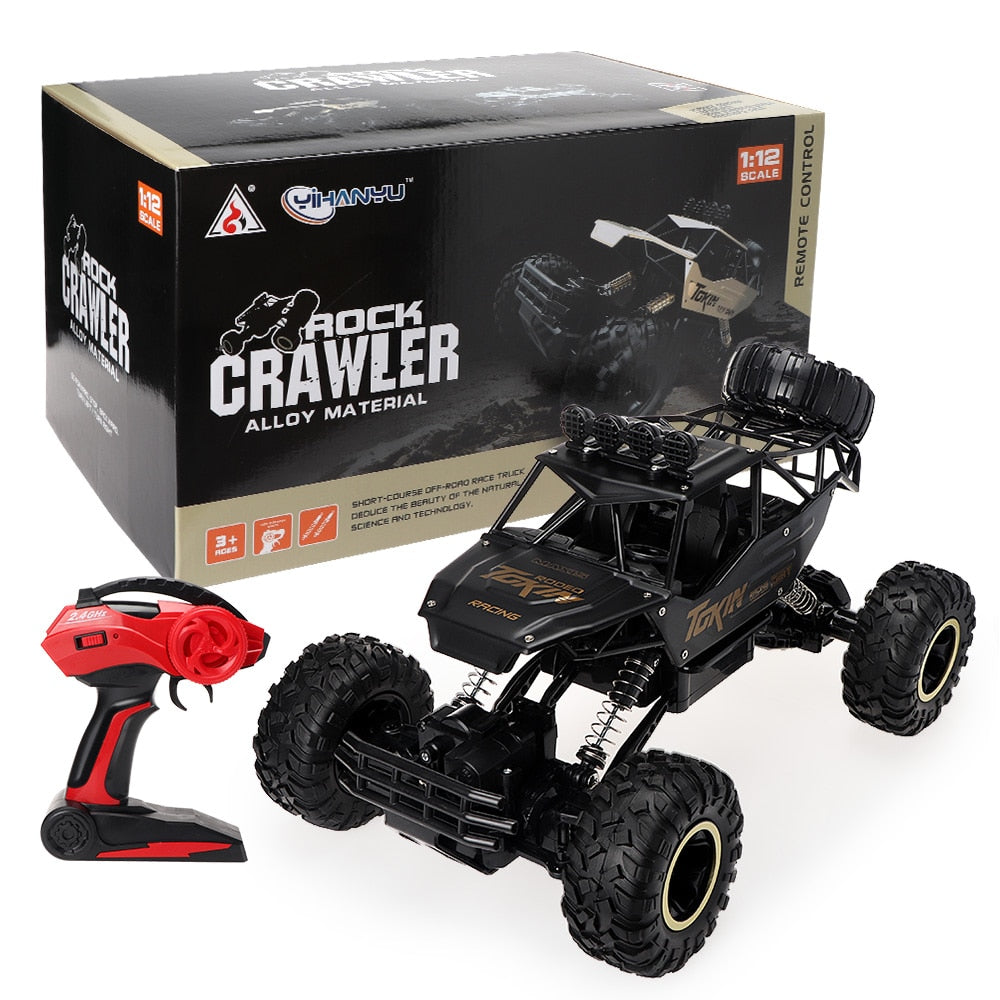 Potężna zdalnie sterowana ciężarówka terenowa 4x4