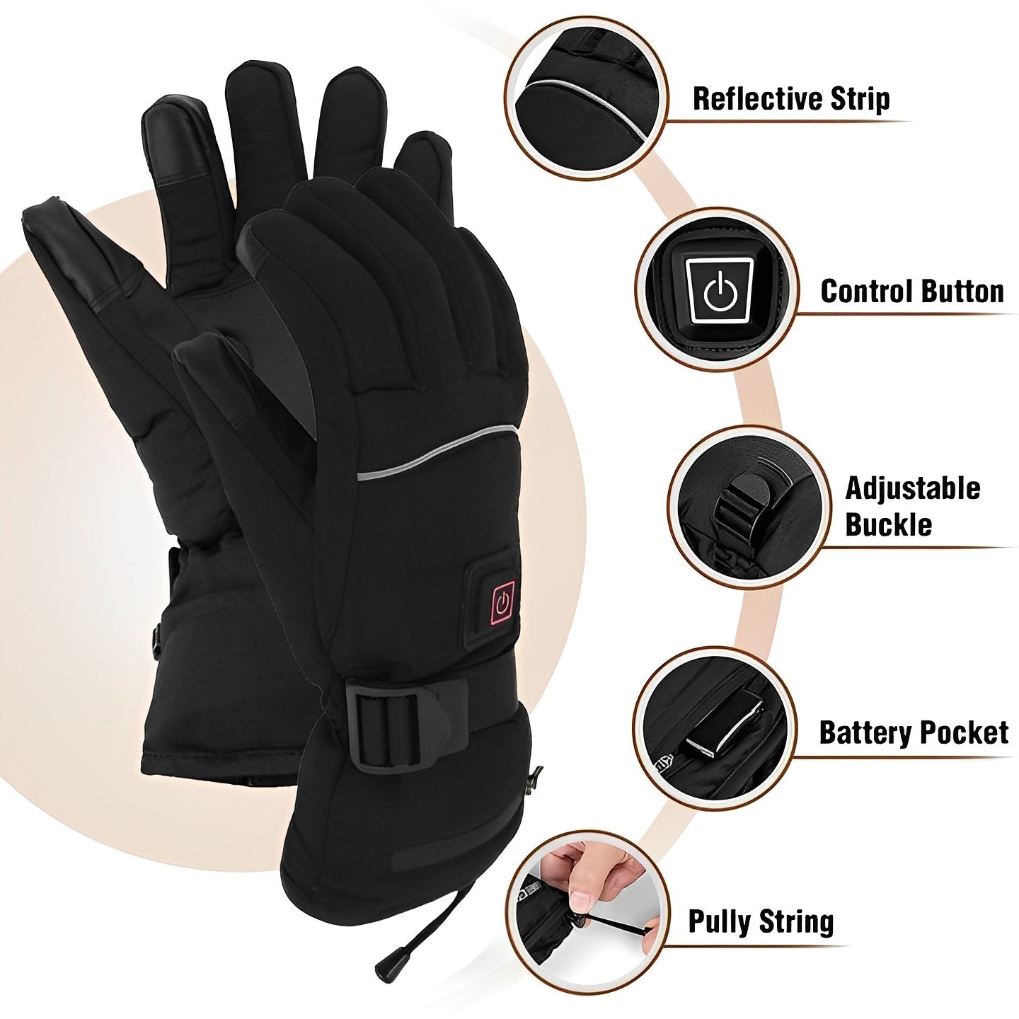 Innowacyjne Podgrzewane Rękawice z Regulacją Ciepła