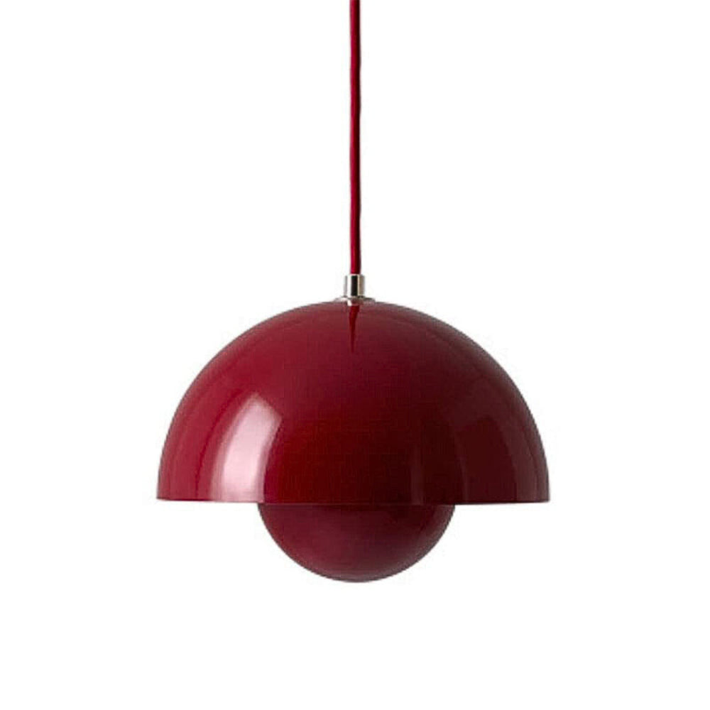 Żywa skandynawska półokrągła lampa sufitowa