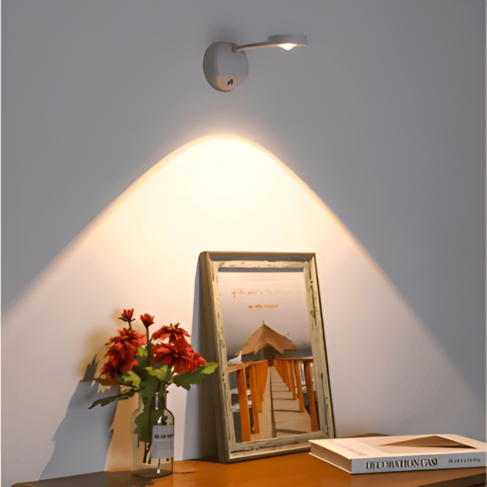 Bezprzewodowa lampa ścienna LED ładowalna czujnik ruchu
