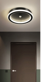 Nowoczesna lampa sufitowa LED z czujnikiem ruchu