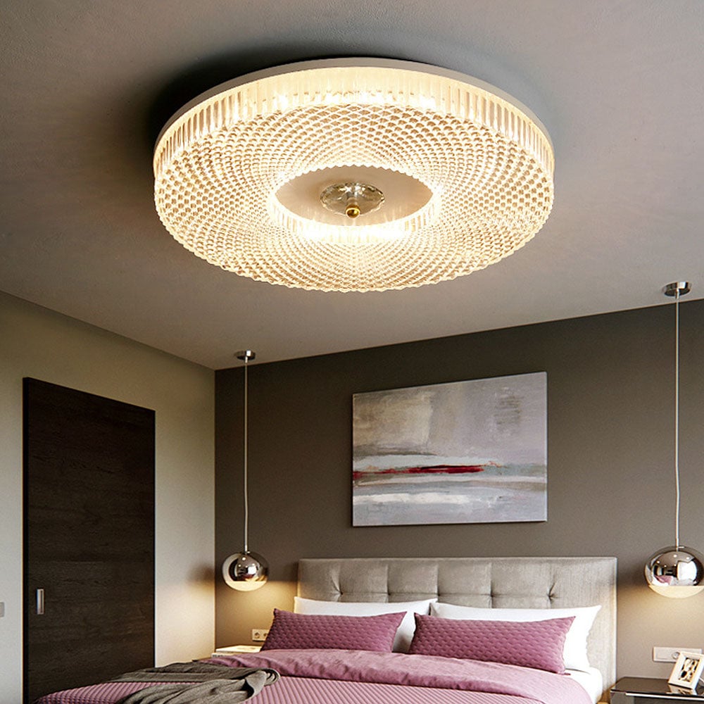 Elegancka lampa sufitowa LED z ultracienką konstrukcją do montażu podtynkowego