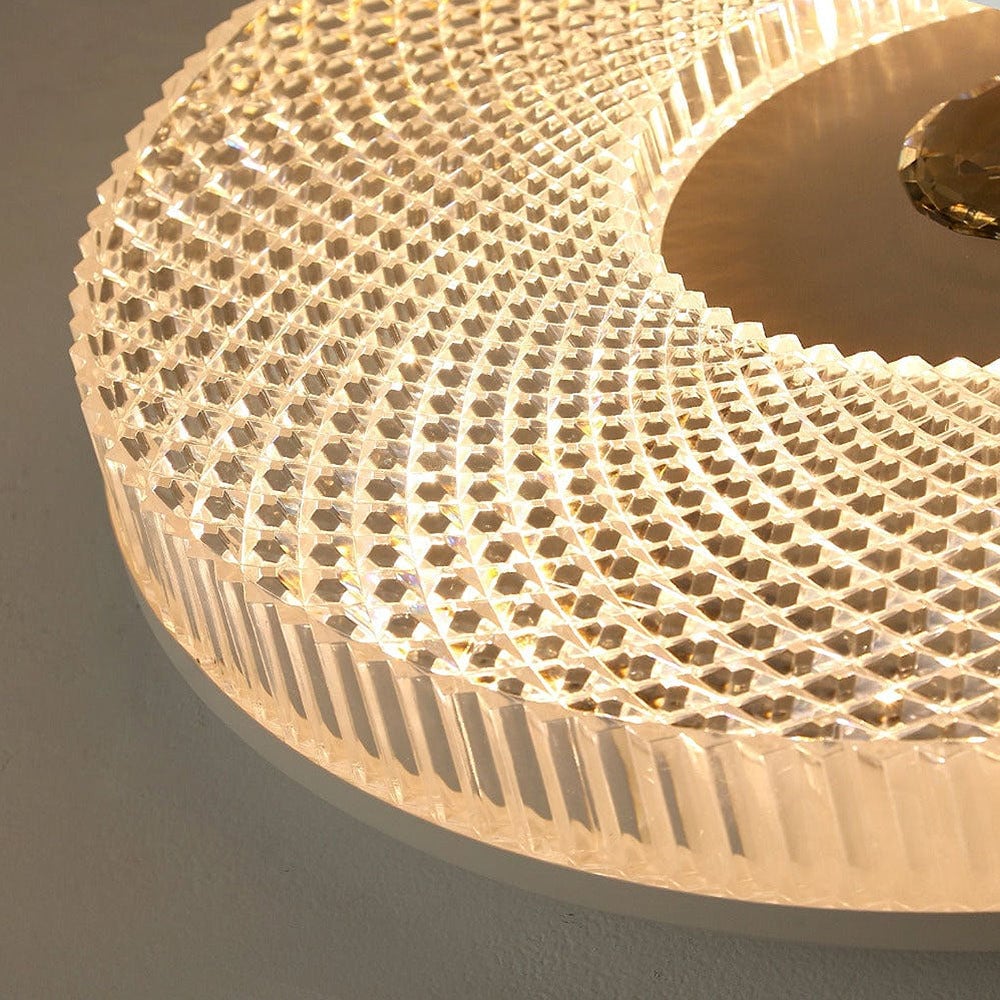 Elegancka lampa sufitowa LED z ultracienką konstrukcją do montażu podtynkowego