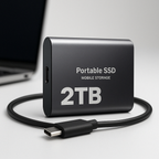 Wydajny 2TB zewnętrzny dysk SSD – Przenośna pamięć dla laptopów i komputerów stacjonarnych