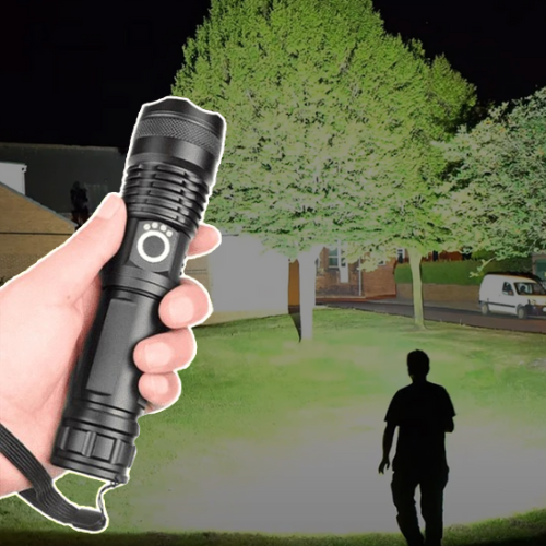 Zaawansowana latarka LED o mocy 90000 lumenów XHP50.2