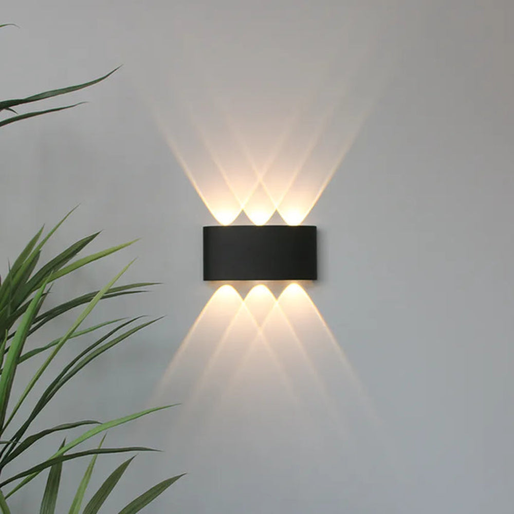 Nowoczesna lampa ścienna do wnętrz i na zewnątrz