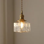 Wisząca lampa sufitowa vintage Teksturowane retro oświetlenie